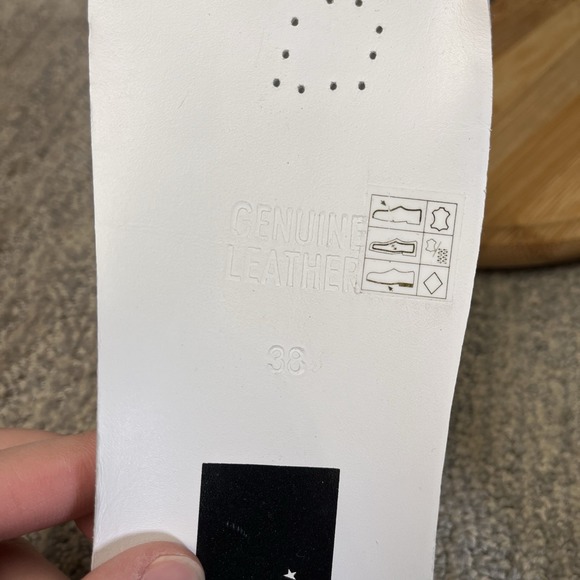 Golden Goose Yeah EU Size 38 Women's 8 Low Top Sneakers White Leather Gum Shoes - Picture 12 of 16